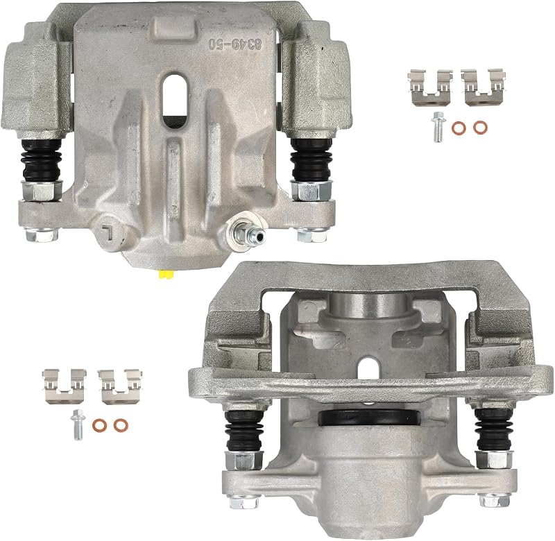 Par de pinças de freio traseiras ECCPP com suporte para Subaru Legacy e Outback – Esquerda e direita