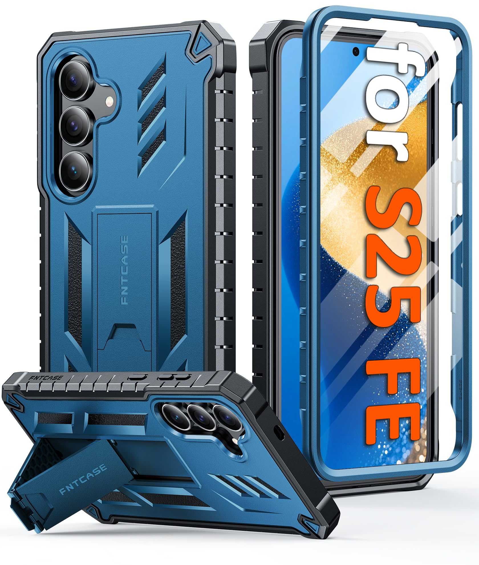 Coque Samsung S25 FE robuste antichoc coque protection militaire avec support - 8