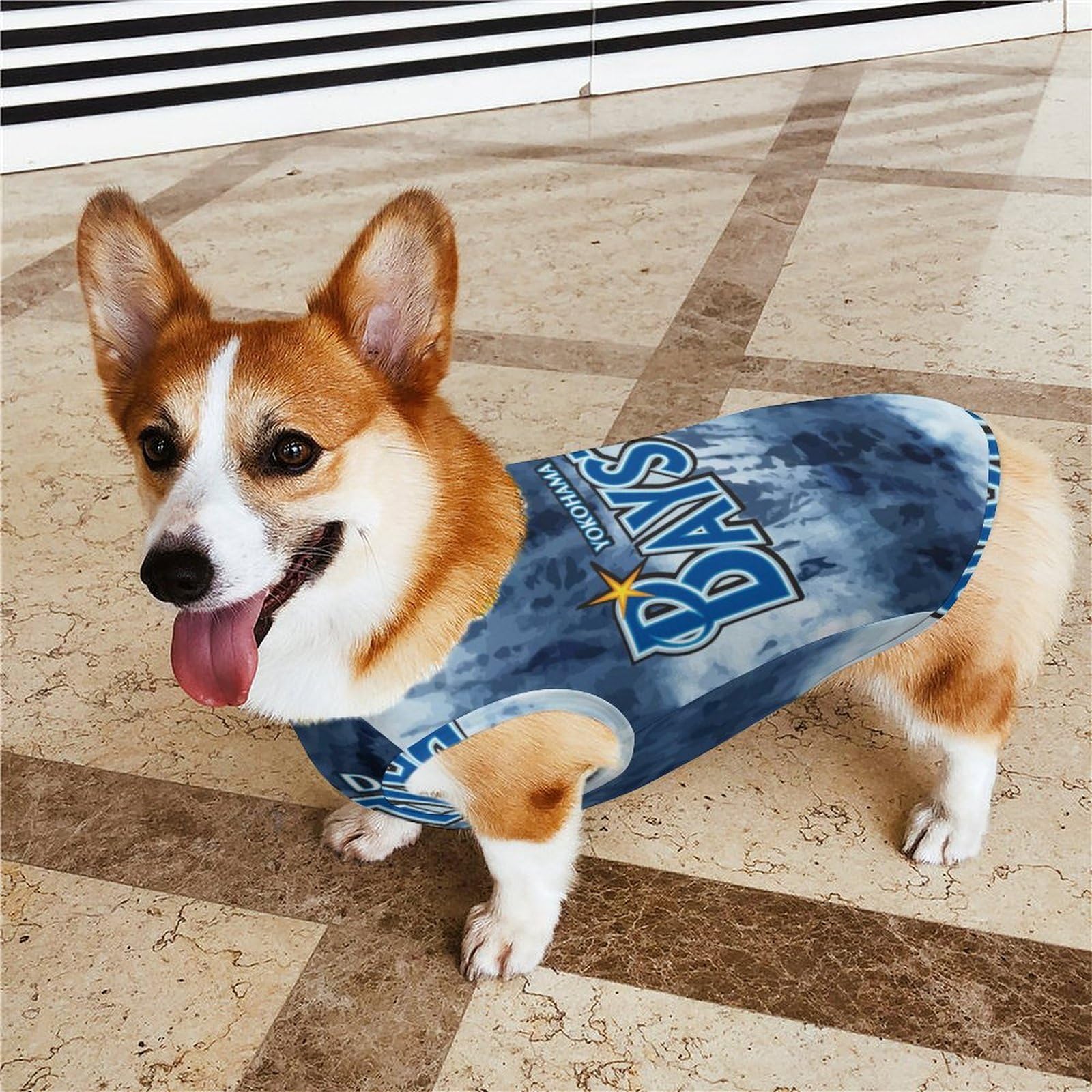 Amazon | ペット服 犬服 横浜DeNAベイスターズ ドッグウェア Tシャツ