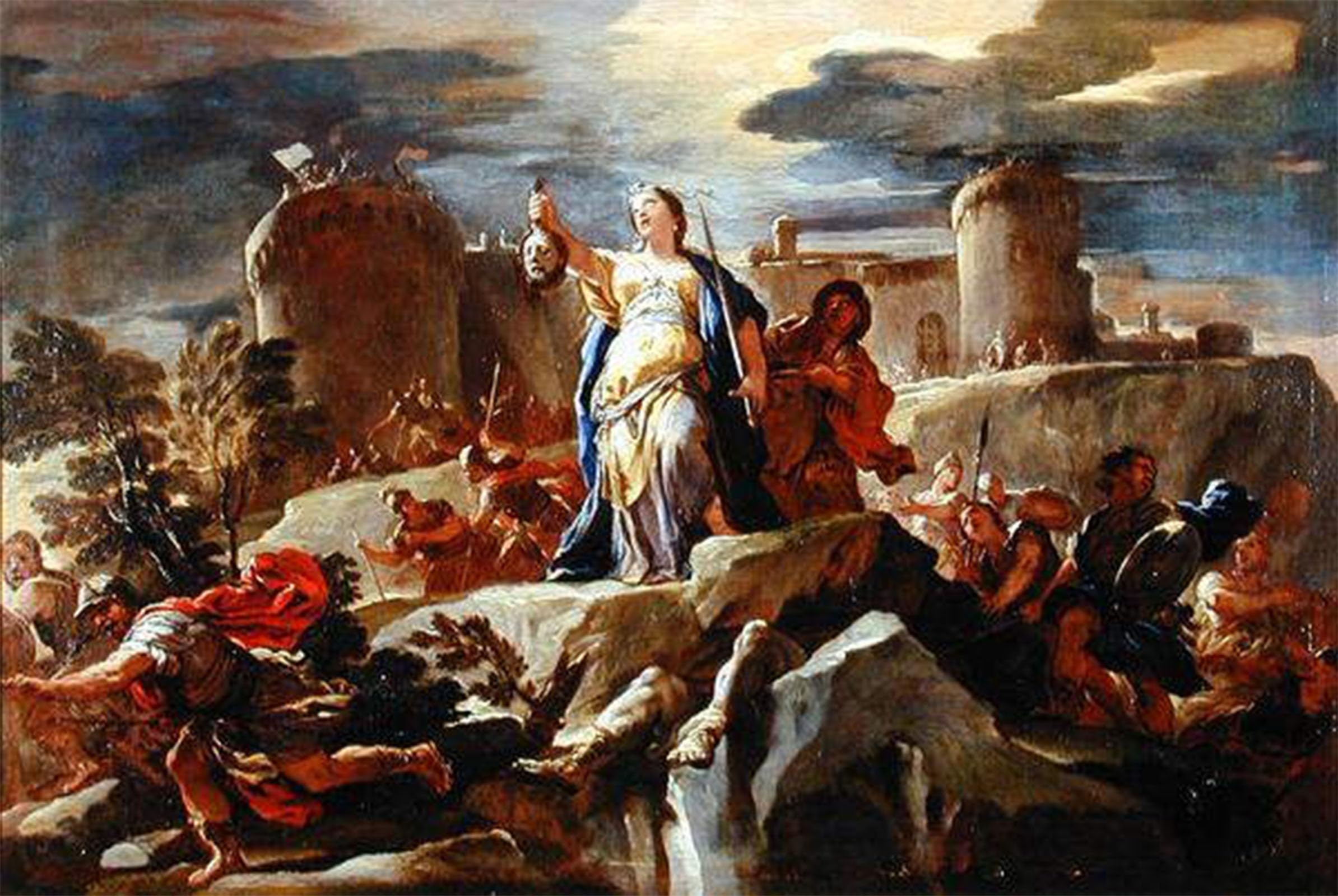 ARTXLXXBN Famous Painting Art Wall Decor Abstract Art Picture the of Judith by Famous Artist Animal Pictures for Home Decor 60x90cm