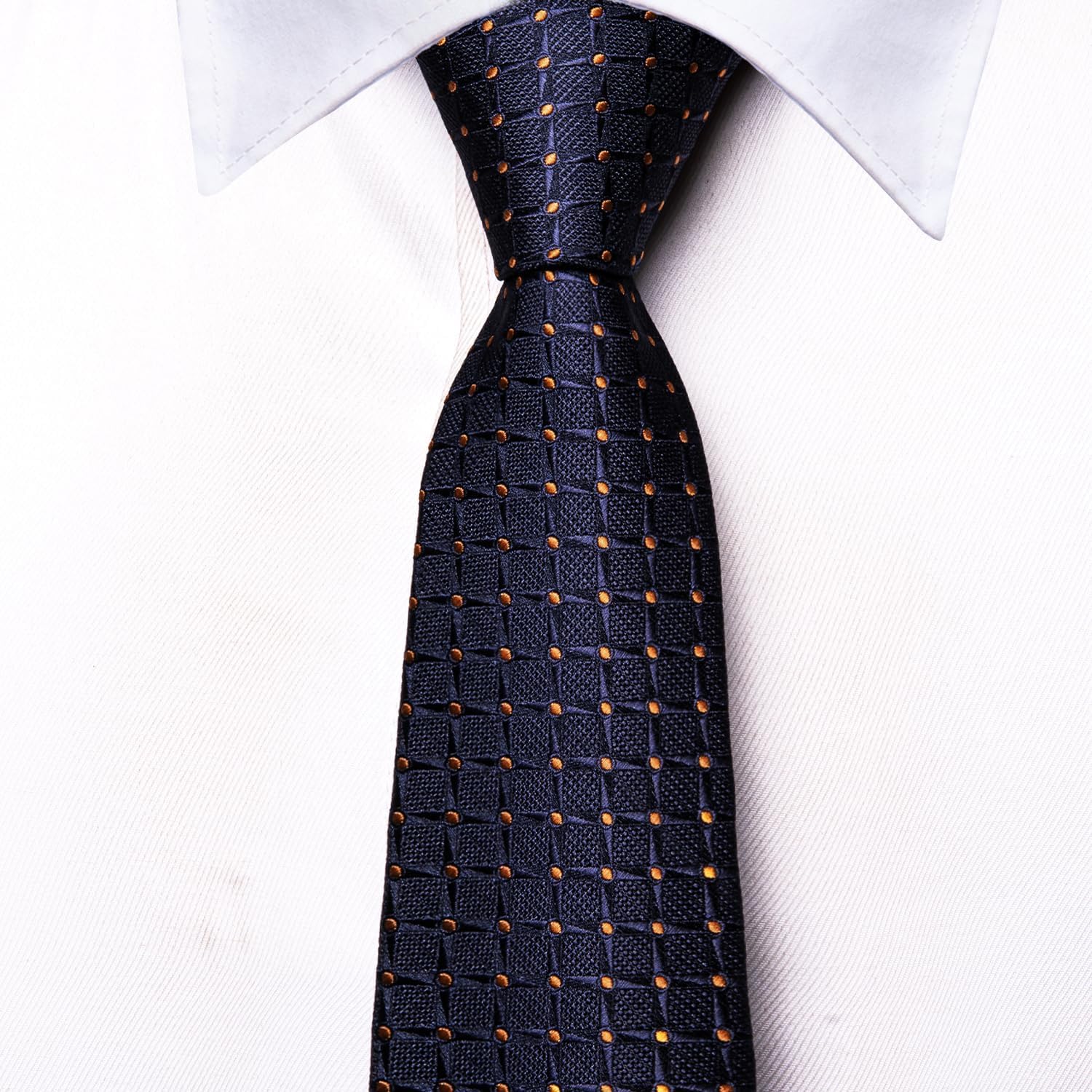 Hi-Tie Boys Ties Self Tie Silk Striped Kids Necktie and Pocket Square Set Paisley Boys Tie for Age 8-11 Wedding - Image 3