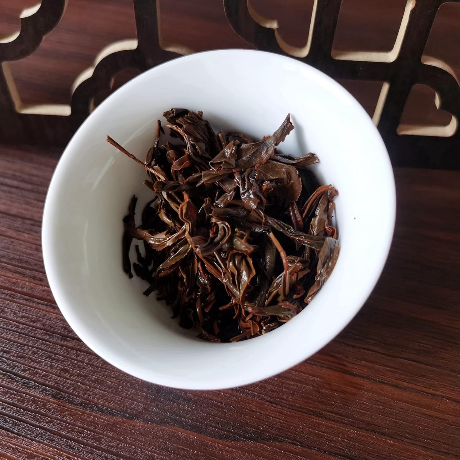 ChaWuWarmSun [S] Lapsang Souchong Black Tea Loose Leaf,8.8oz/250g,No Smokey Taste,WuYi HongCha,Chinese KongFu Red Tea