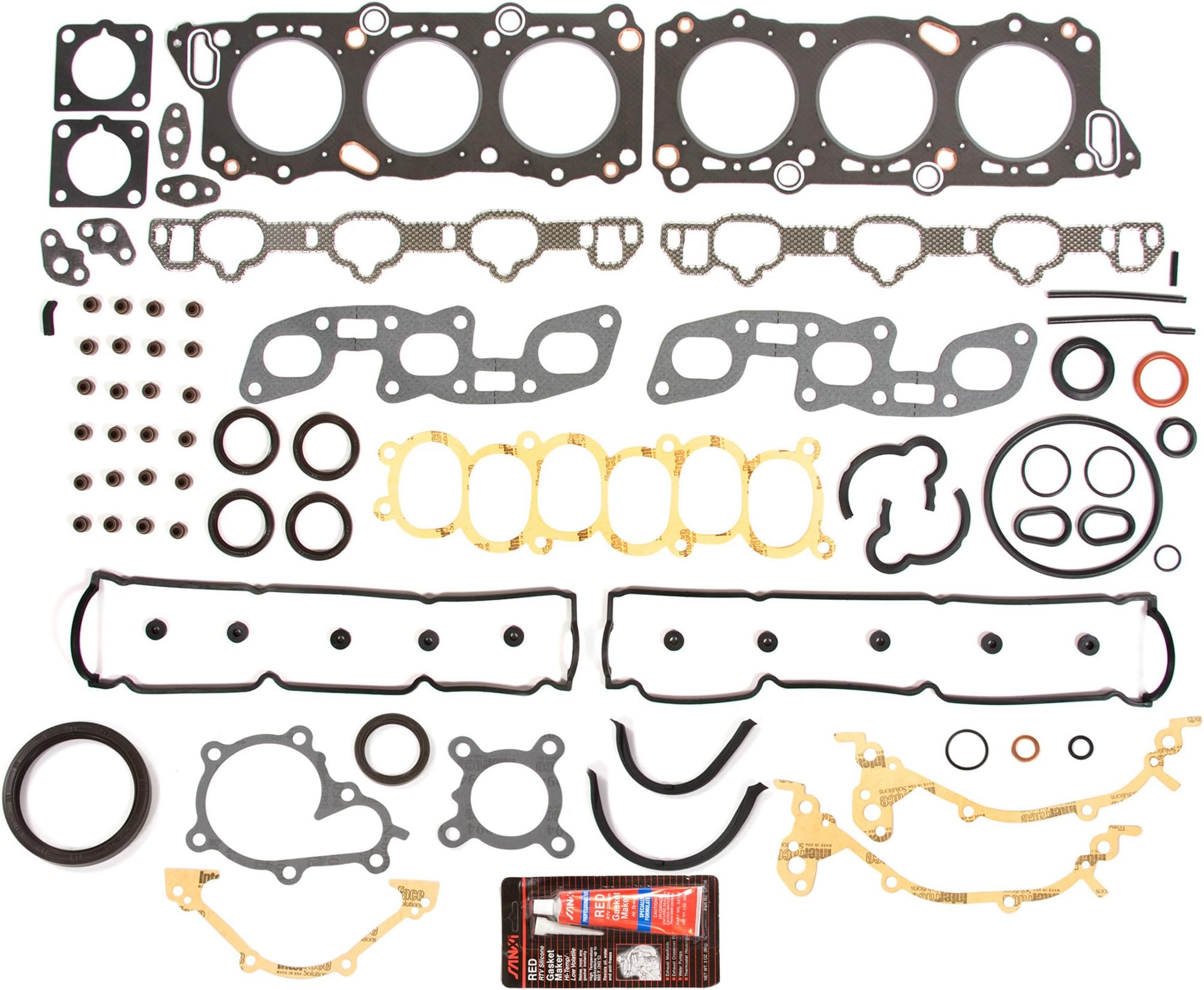 MA-4216917972 Full Gasket Set Compatible With/For 90-96 Infiniti J30 Nissan 300ZX Turbo 3.0L VG30DE VG30DETT