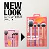 REAL TECHNIQUES Everyday Essentials makeup brush, complete set for face (face sponge, face, lipstick, adjustment and deluxe eyeshadow brush)
