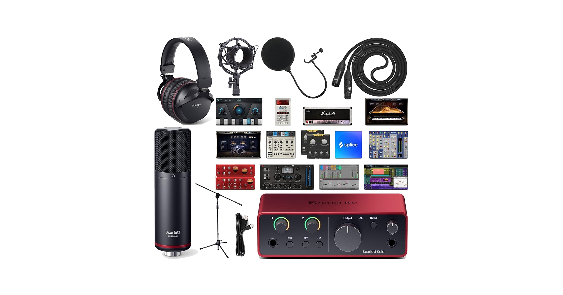 Amazon.co.jp: Focusrite Scarlett Solo Studio 第4世代 2x2 USB