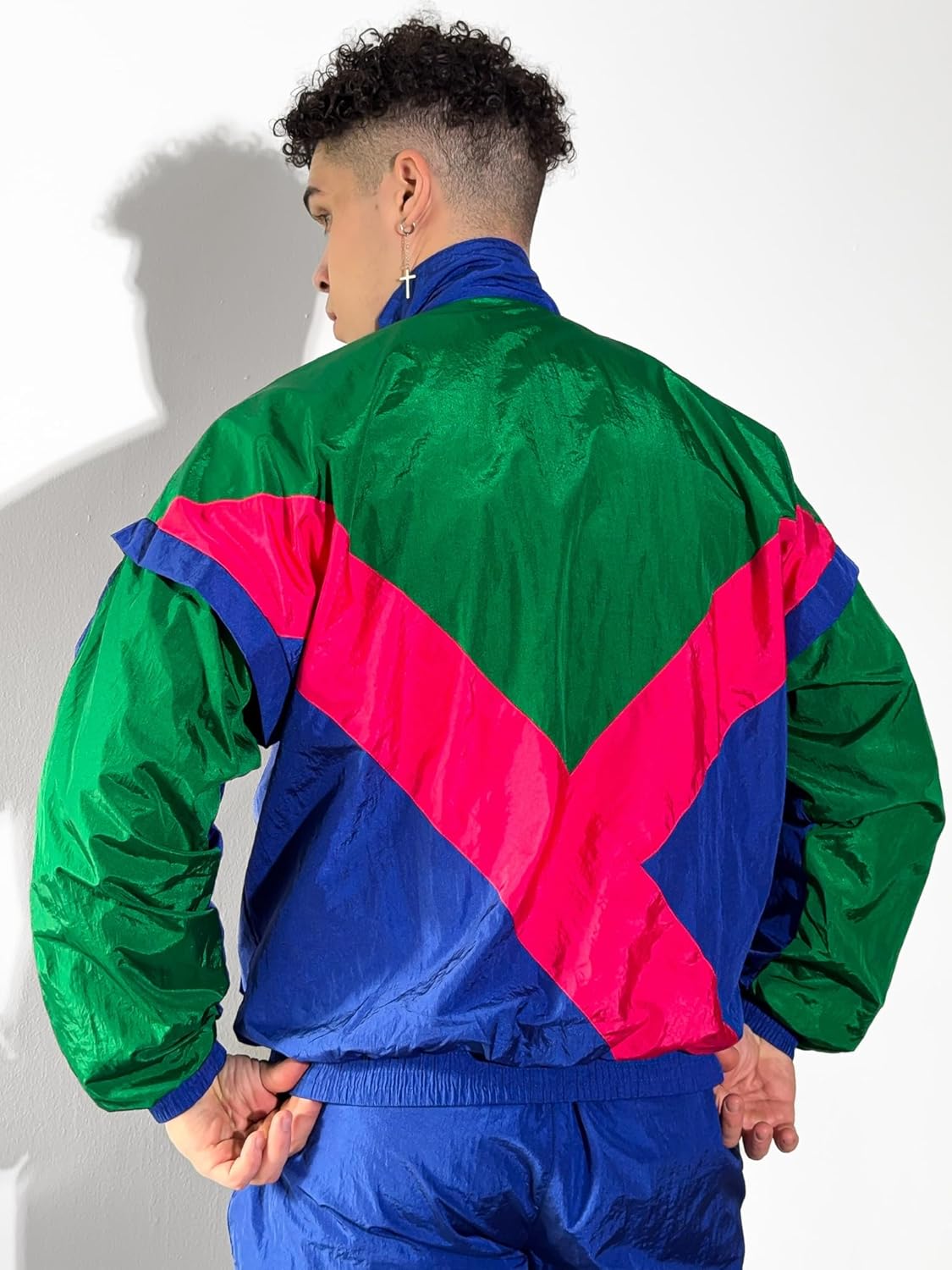 Mens Retro Tracksuit Set M-XL, 80s and 90s Outfit for Men