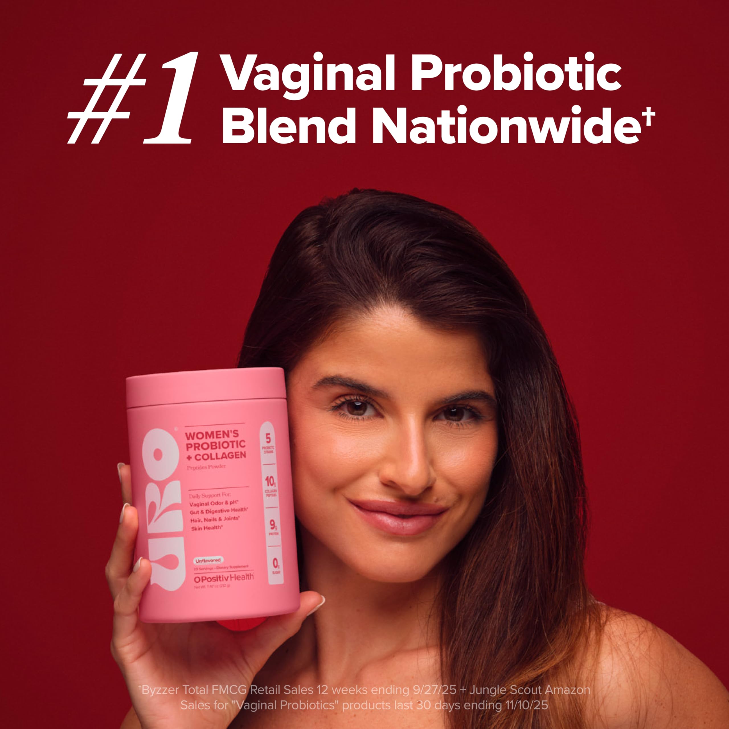 URO Probiotic + Collagen Powder – Vaginal, Skin & Gut Health – 20 Servings — Amazon image 6