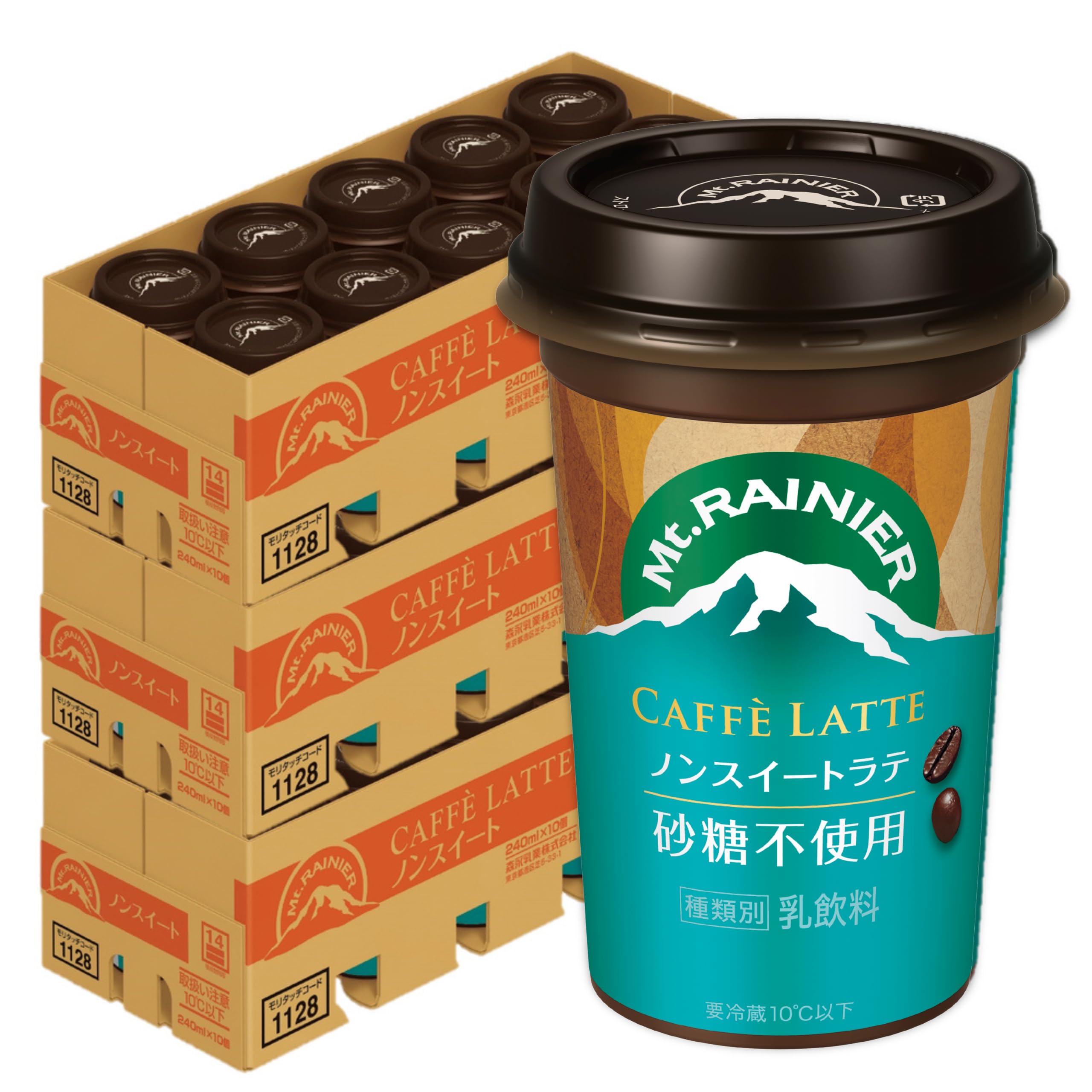 Amazon.co.jp: マウントレーニア カフェラテ ノンスイート 240ml 30本