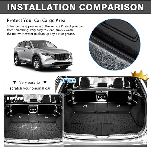 Vista 285 de Powerty Alfombrillas para BMW X3 2018-2024 / BMW X4 2019-2024, ajuste personalizado para accesorios BMW X3, alfombrillas de automóvil 3D TPE