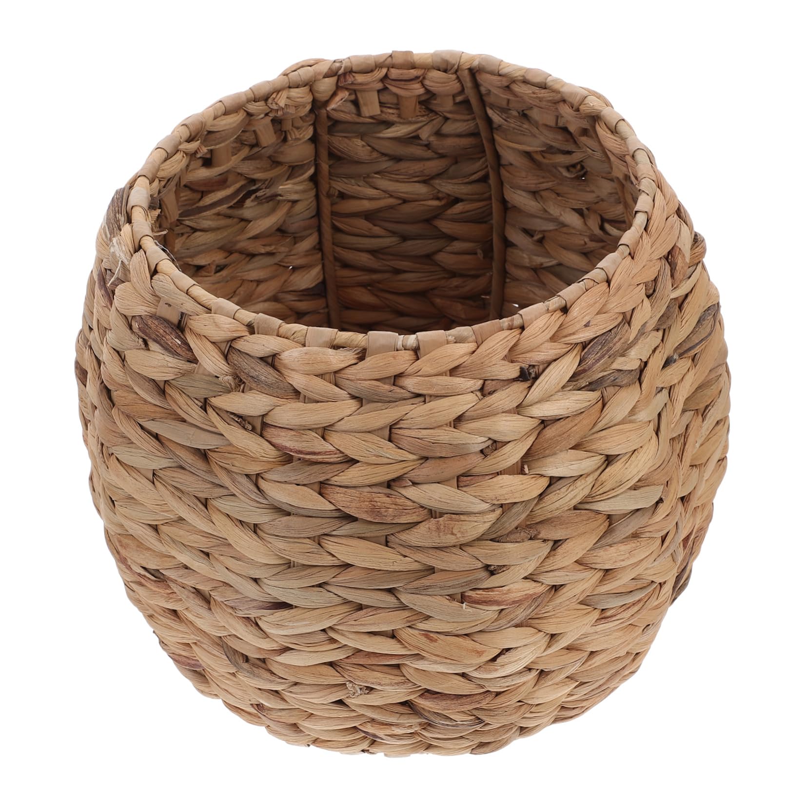 SOESFOUFU Rustic Decorative Hyacinth Baskets Large Wicker Storage Basket for Fruit Vegetables Bread Serving Display Present