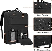 Vista 3 de Bolsa de almacenamiento para paneles solares, mochila de viaje compatible con Jackery SolarSaga 100W 100X 200W, funda de transporte acolchada para 2