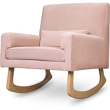 blush pink nursery chair