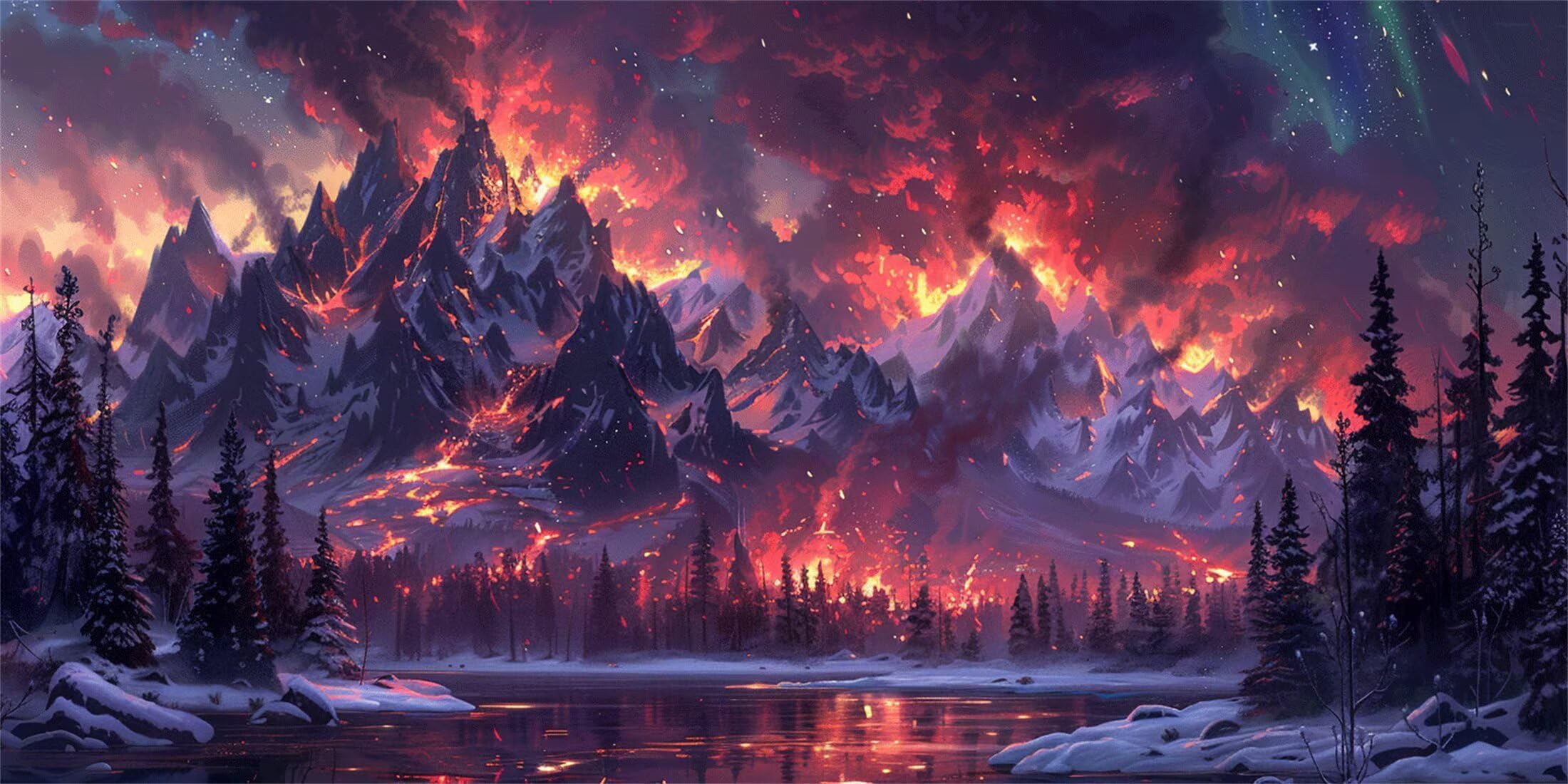 5D Diamond Painting Kit Natura, DIY DIY Adult Diamond Painting Landscape Picture Diamond Painting Kids Cross Stitch Accessories, Home Wall Decor 70x140cm X-1000