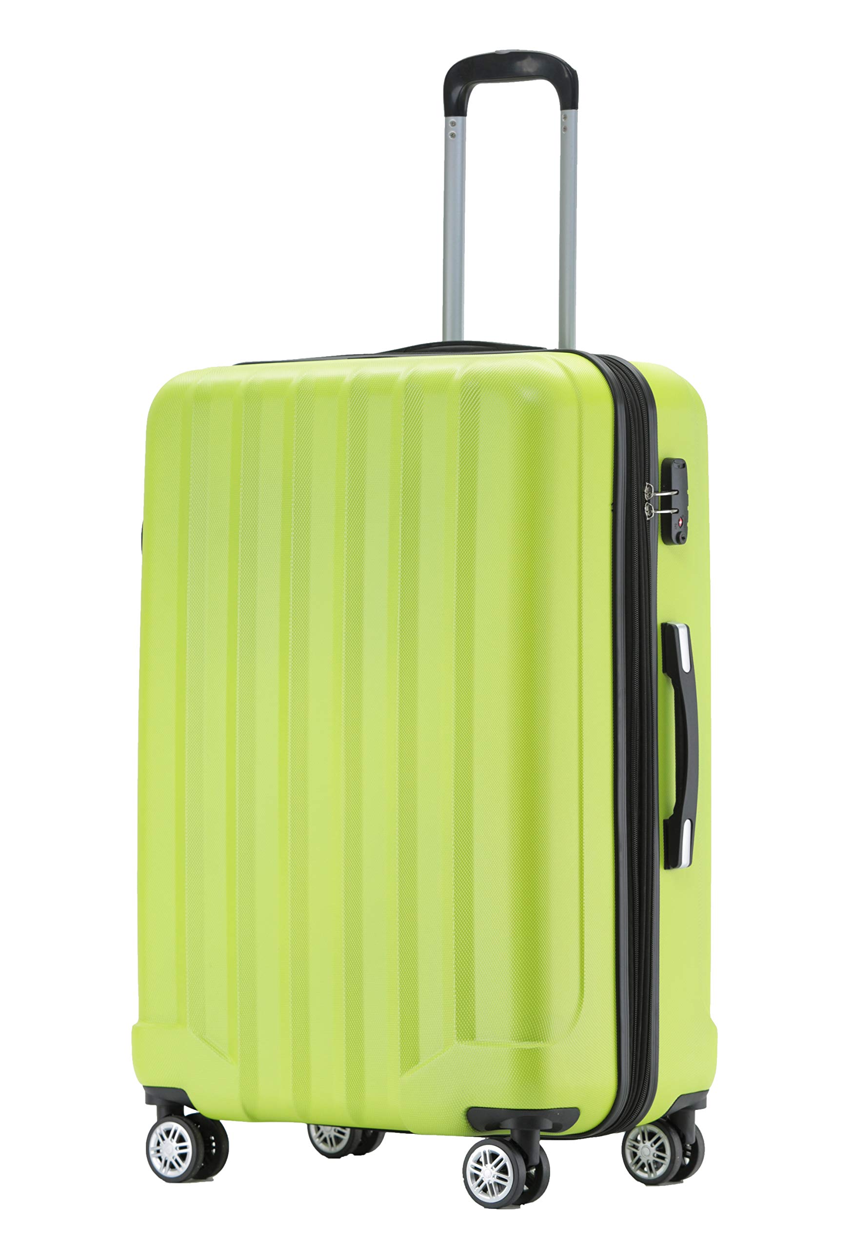 BEIBYE TSA-Schloß 2080 Hangepäck Zwillingsrollen neu Reisekoffer Koffer Trolley Hartschale Set-XL-L-M(Boardcase)