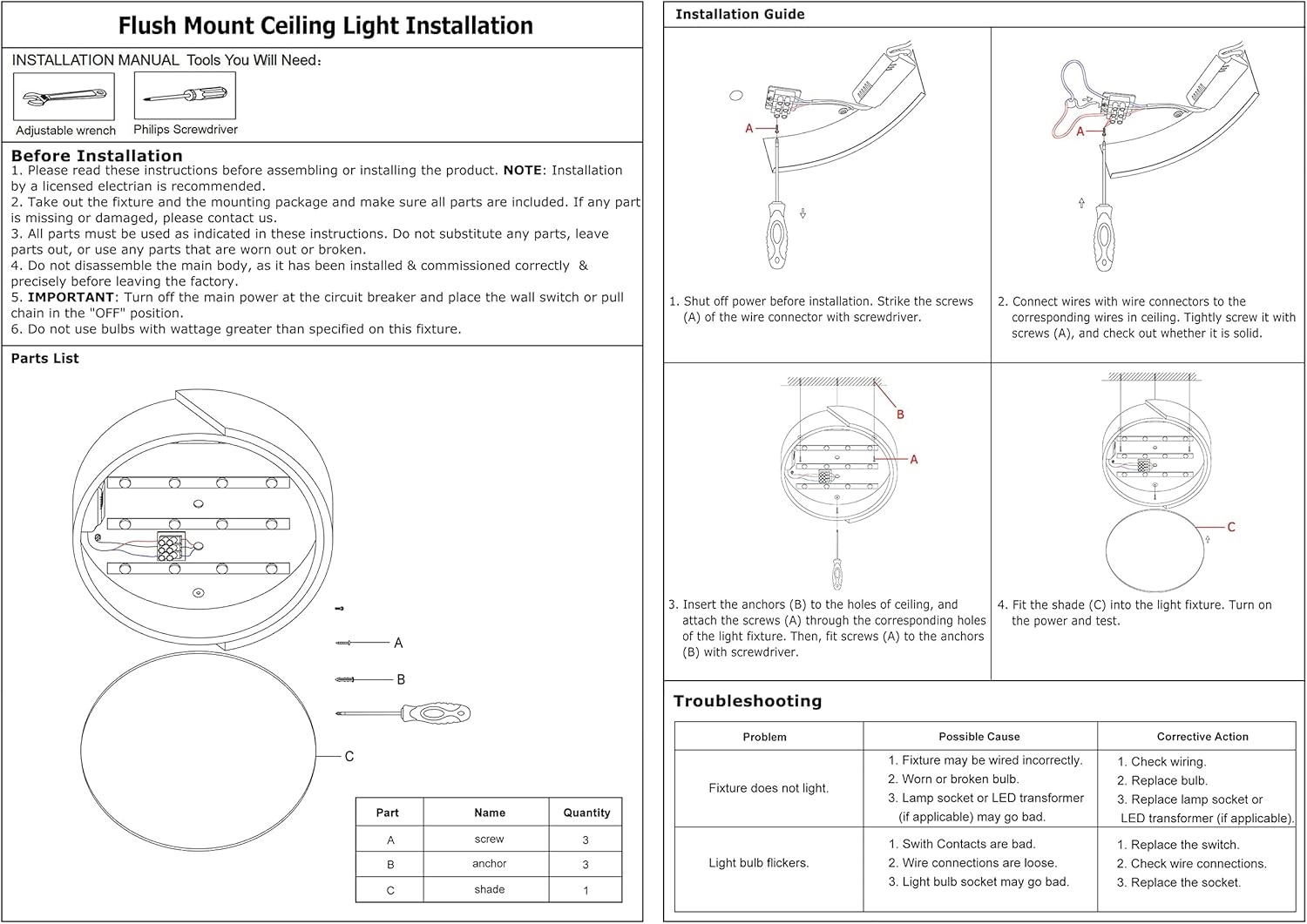 New Deal Jinzhuo Modern 19.7 Inch White LED Drum Shaped Wood 1-Light Flush Mount Remote Control Dimmable Ceiling Light Fixture, Metal Acrylic