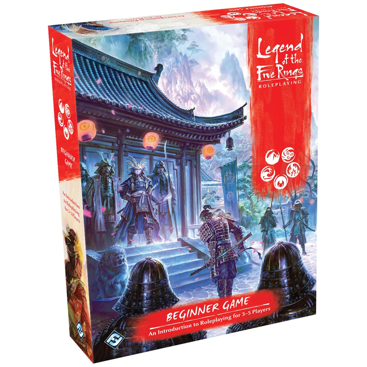 Legend of the Five Rings Roleplaying Game BEGINNER GAME - Adventure Game , Strategy Game for Kids & Adults, Ages 14+, 3-5 Players, 2 Hour Playtime, Made by EDGE Studio