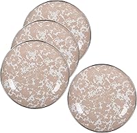 Vista 35 de Golden Rabbit Enamelware Appetizer Plates, 6 inch, Sea Glass, Set of 4