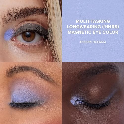 Vista 62 de Nudestix Magnetic Matte Eye Color – 3-in-1 Long-Wear Cream Eyeshadow Pencil, Eyeliner & Primer Waterproof, Budge-Proof Matte Finish Vegan &