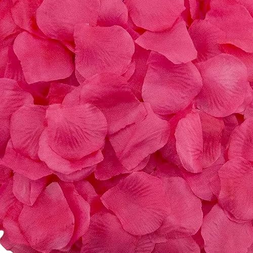 Miniatura 4 de Pétalos de rosa de seda falsos - 100bolsa (marrón)