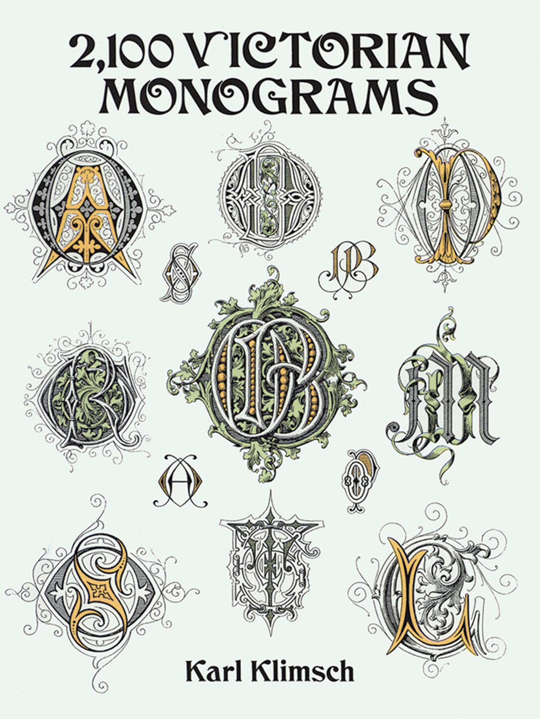 Amazon | 2,100 Victorian Monograms (Lettering, Calligraphy