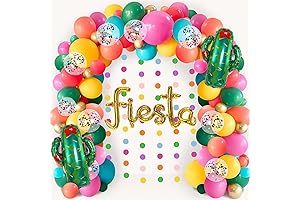 Geefuun Fiesta Balloon Arch Kit: Vibrant Cinco De Mayo Decorations for Unforgettable Parties