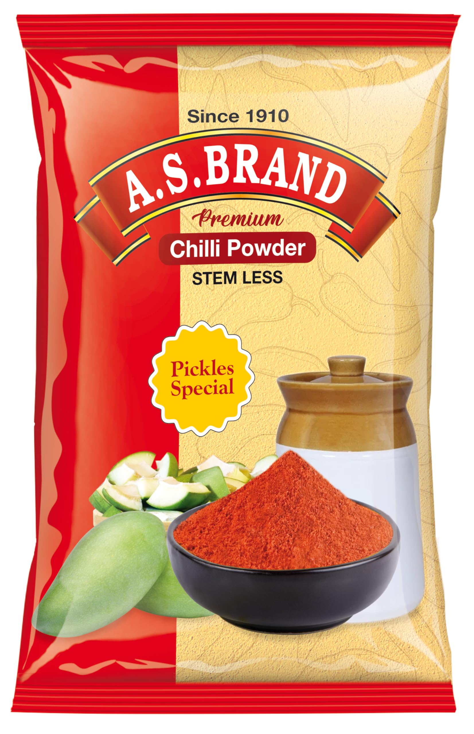 AS Brand Premium Chilli Powder - 500gms|Stem less chilli powder|No colours added|Authentic red chilli powder (B0CXPDH8HH) Amazon Price History, Amazon Price Tracker