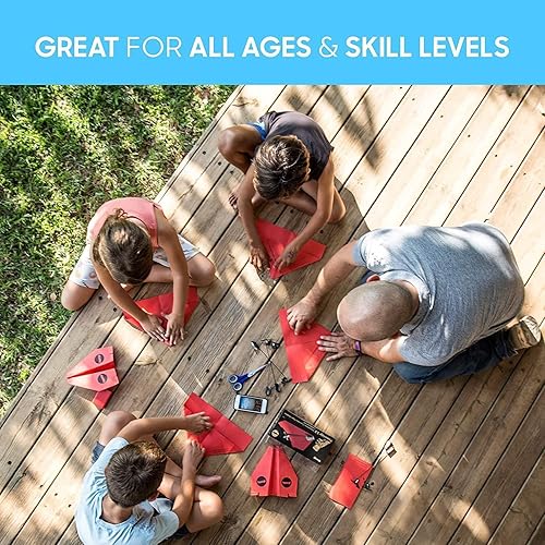 Miniatura 4 de 12 plantillas de aviones de papel para POWERUP 2.0 y 4.0. Plantillas de aviones de papel de color y soporte de exhibición para avión. POWERUP 2.0 o