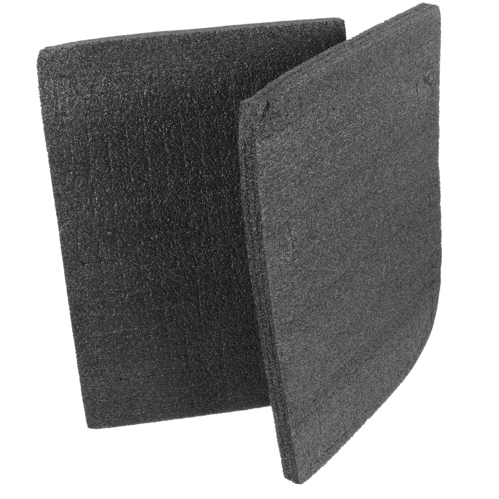 Angoily 4 Ensembles Boîte À Outils De Cube En Mousse Coussinet De Mousse Cas Prédécoupé Pour Déménager Conditionnement Artisanat Poubelle Mousses De Rembourrage Noir 2 Pièces * 4