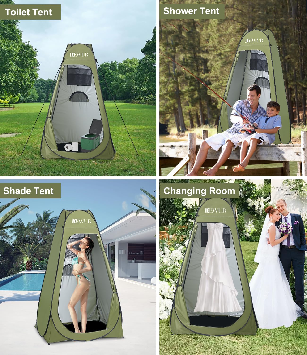 Camping Toilet Tent, Pop Up Toilet Tent, Changing Tent, Shower Tent, Pop Up, Changing Tent, Privacy, Dressing Room, Storage Tent, Mobile Outdoor Toilet, Tent, Dressing Room