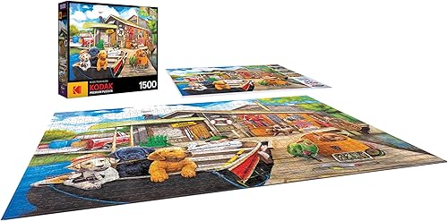 Miniatura 3 de Cra-Z-Art - RoseArt - Kodak Premium - Gone Fishin' - Rompecabezas de 1500 piezas