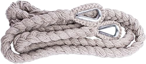 Miniatura 5 de Novica Handmade Mirage in Grey Cotton Rope Hammock (Triple)