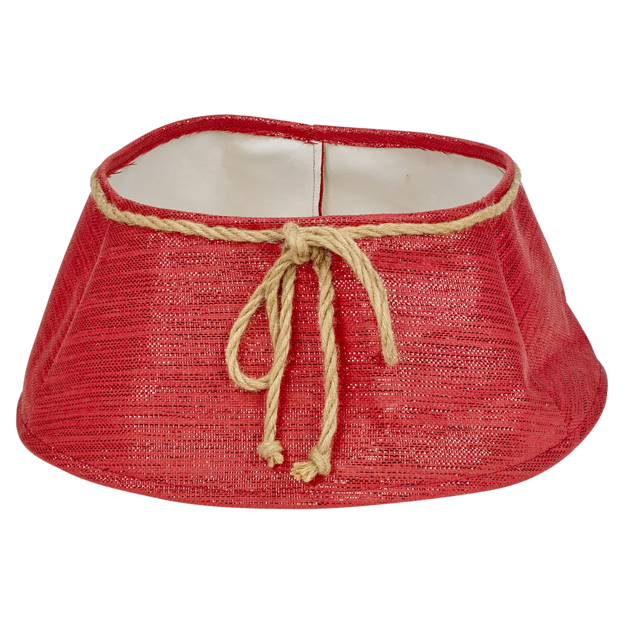 Urbnliving Red Elegant Christmas Tree Skirt (Red)