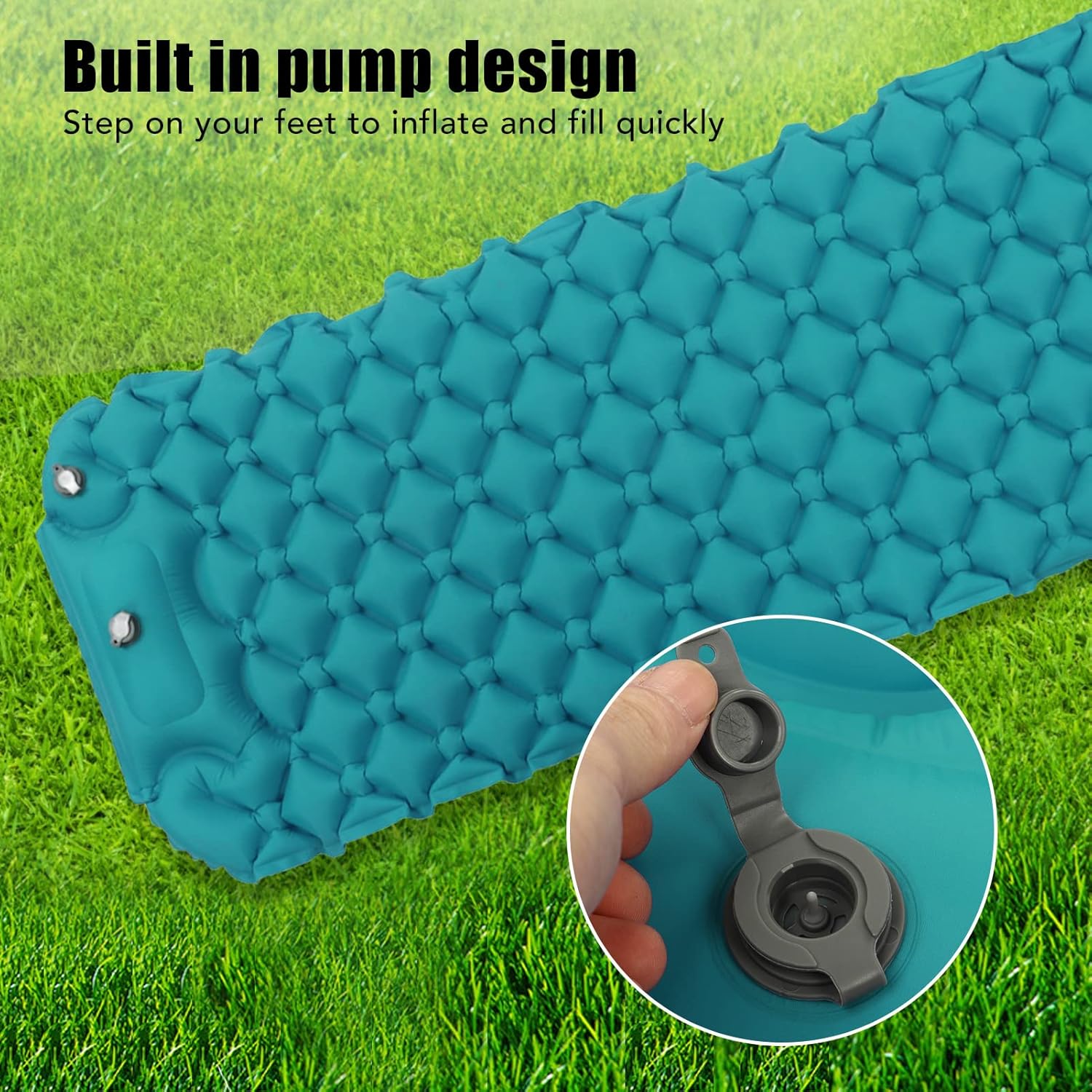 Niiyen Foldable Mat, Fiber Foldable Outdoor Camping Sleeping Mats Waterproof Mat Rest Mat, Outdoor Foam Camping Pad Portable Beach Tent Sleeping Pad Mattress