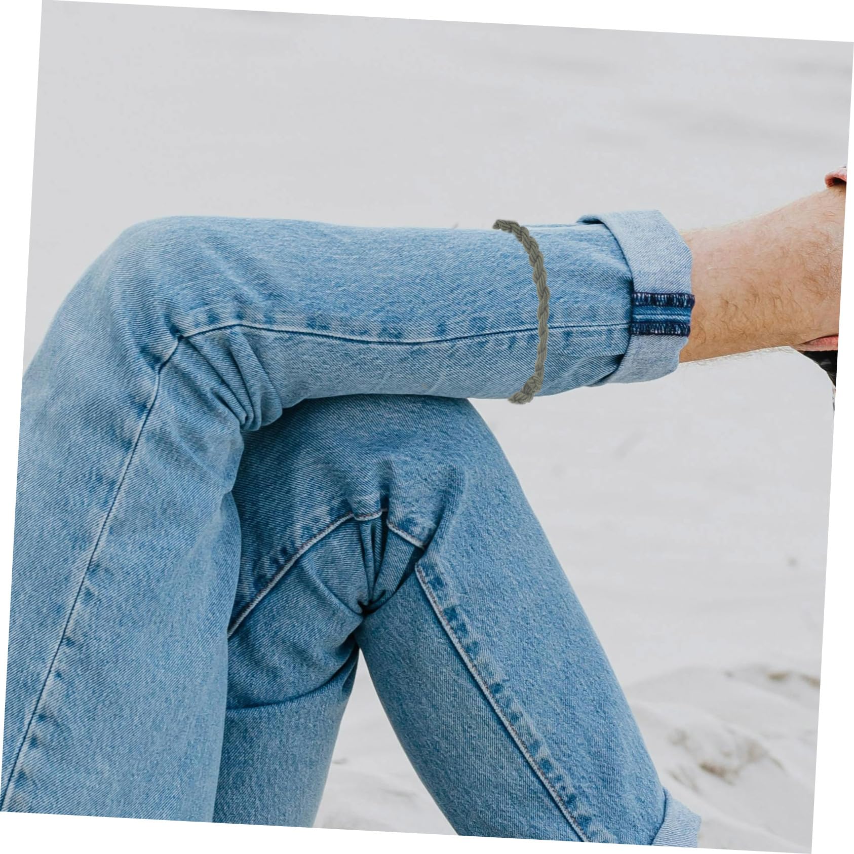 Happyyami 6pcs Elastic Boot Fixing Bands Boot Bands Outdoor Blousing Straps Professional Elastic Rope Portable Blousing Ropes Hiking Leggings Trouser Leg Strap