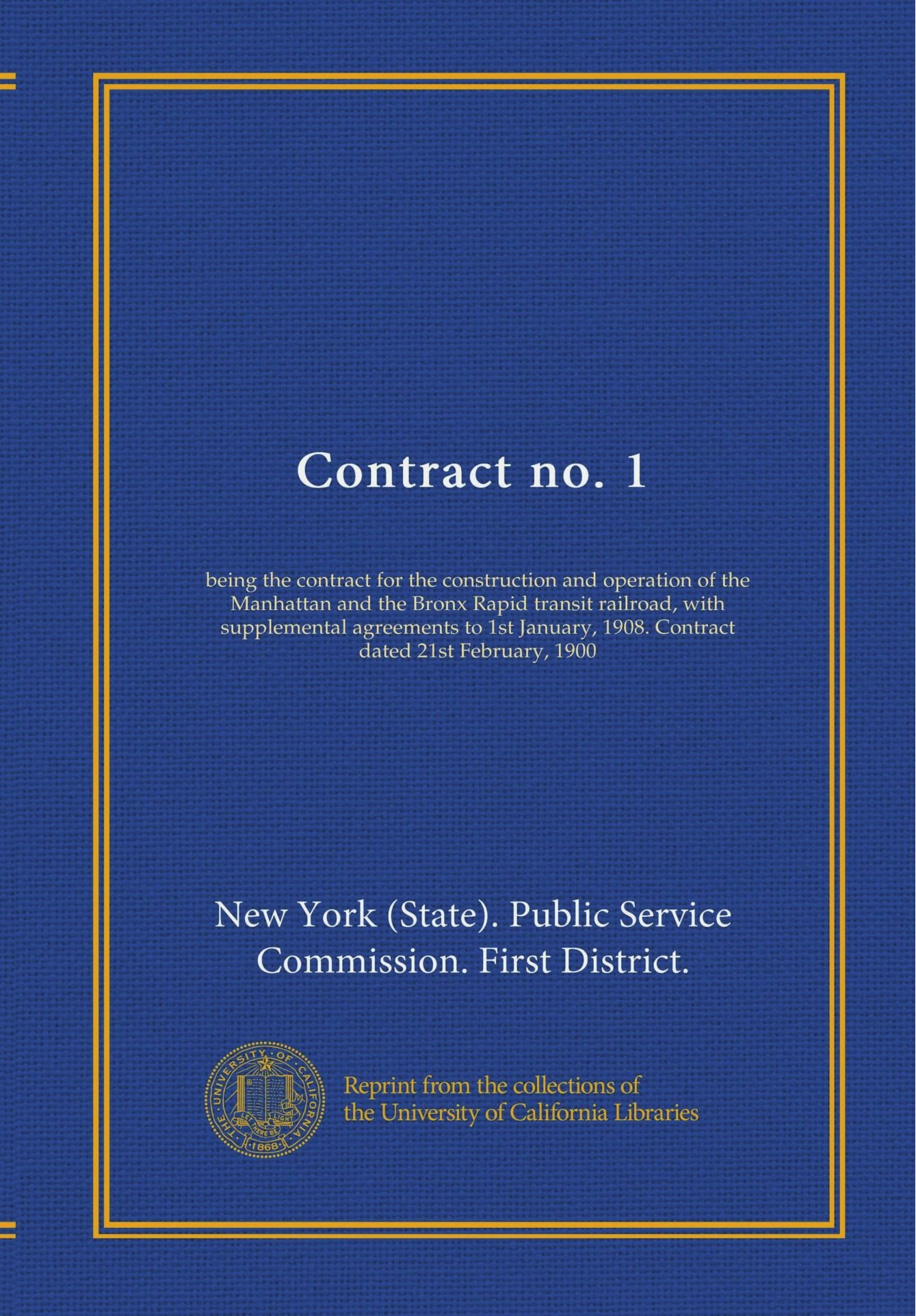 Contrat n° 1