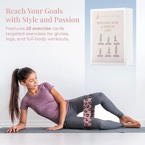 Miniatura 4 de Fabric Resistance Bands for Women  Non-Slip Fitness Tool for Glutes, Legs & Full-Body Training  Ideal for Toning & Recovery  Includes Workout Guide