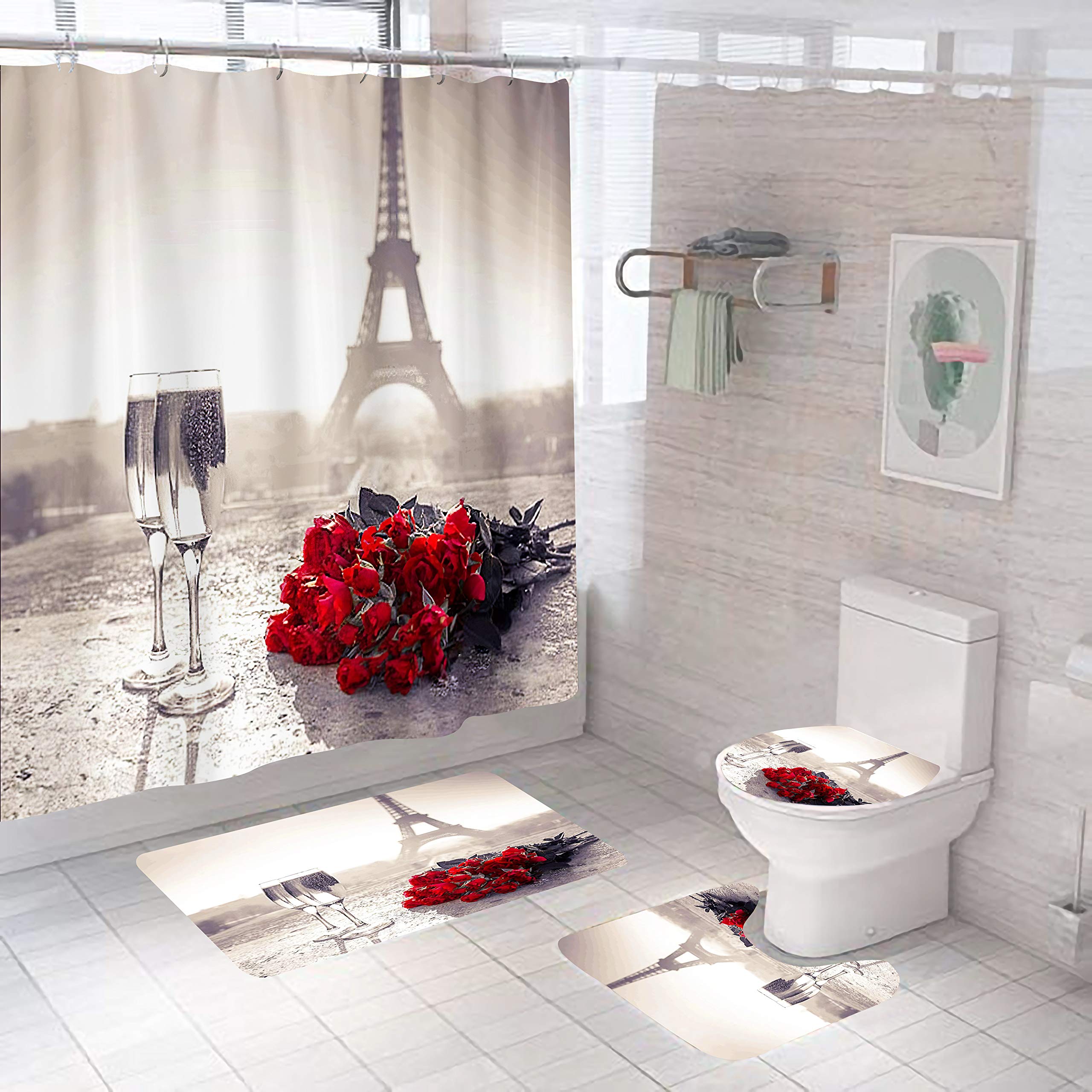 Tapis de douche 50x80cm et contour WC pour une salle de bain moderne et cocooning