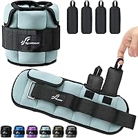Vista 16 de Sportneer Upgrade Adjustable Ankle and Wrist Weights for Women and Men 1-7 lbs / 1-10 lbs Set Comfortable, Secure Fit for Walking, Running