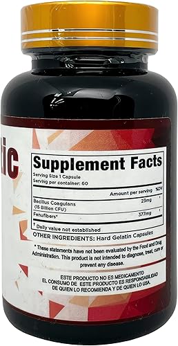 Miniatura 2 de Probiótico (Bacillus Coagulans 15 mil millones de UFC) 23 mg