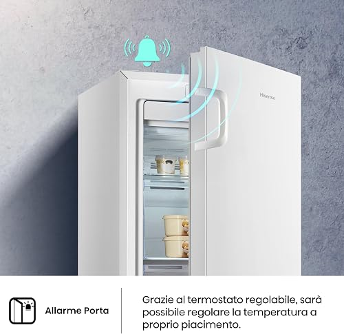 Hisense Congélateur FV191N4AW2/TotalNoFrost/ Superfreze/ Alarme de porte/Multiflow 360°/BigBox/143,4 cm/ compartiment congélateur 147 l/41 dB/ 205 kWh/blanc - 7