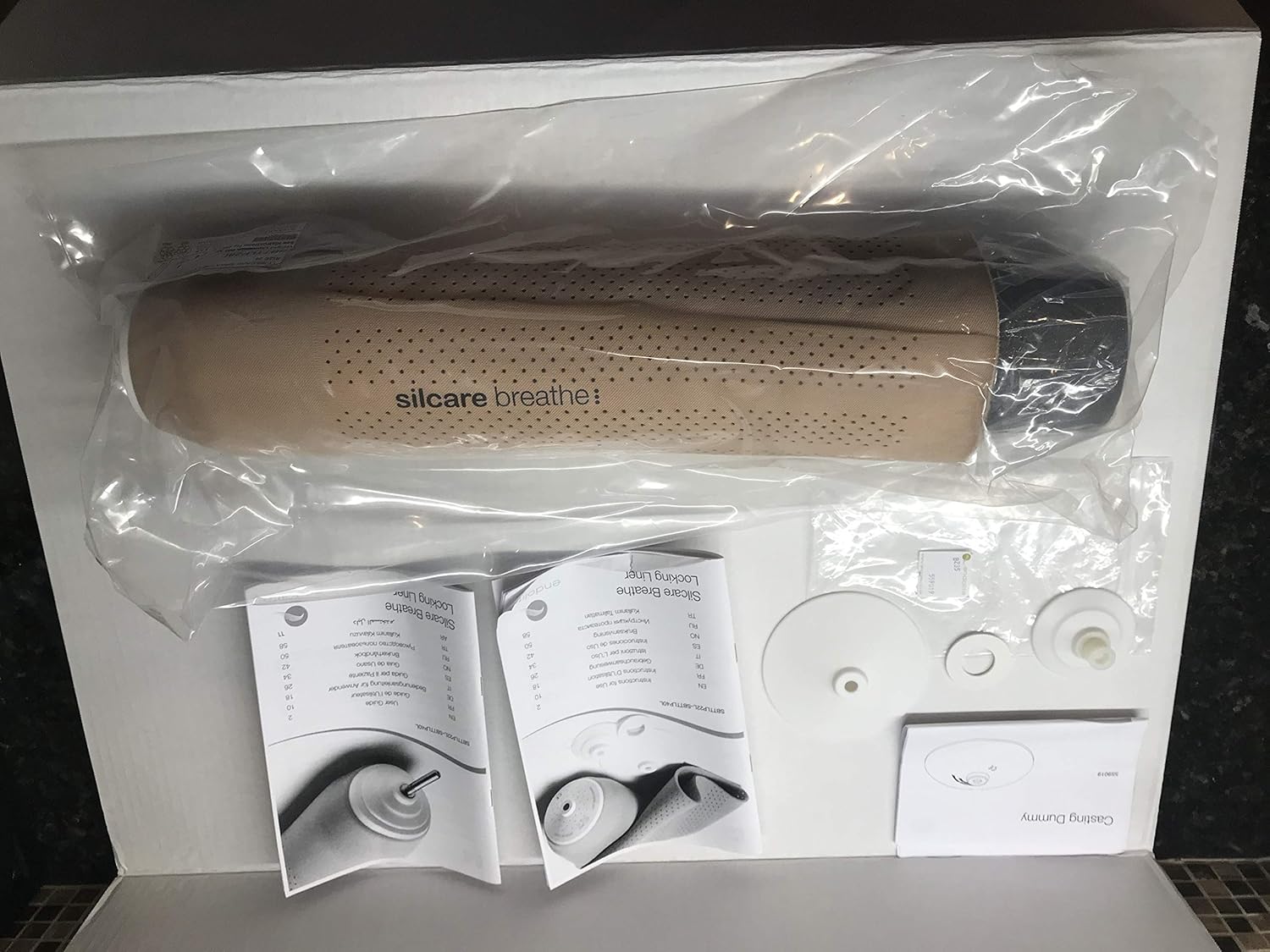 Endolite Silcare Breathe Locking Prosthetic Liner Size 28