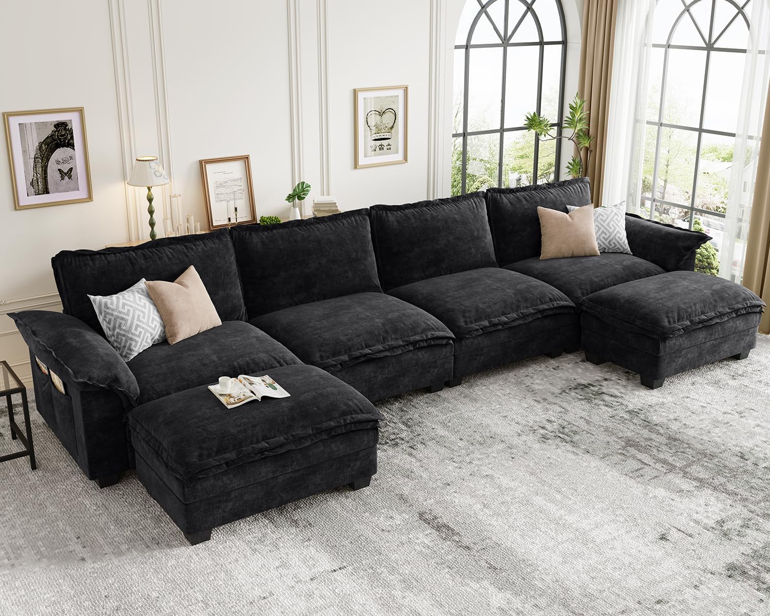 KKL U-Shaped Modular Sectional Sofa
