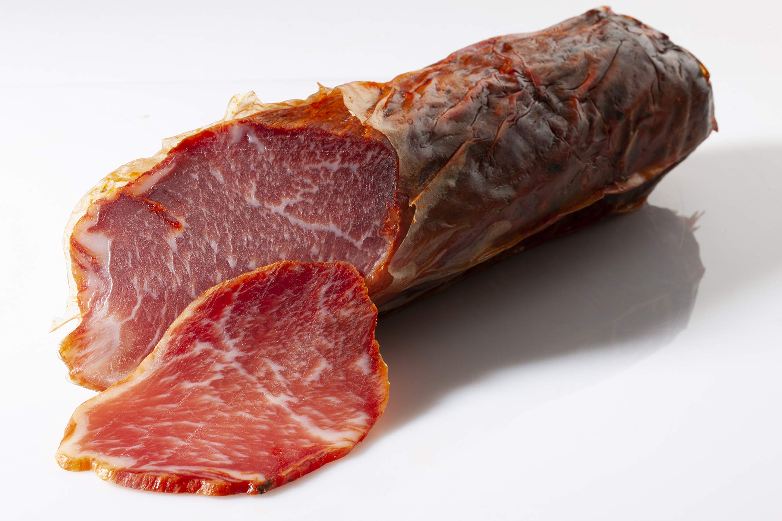 Lomo Iberico Ghianda Pezzo Intero 500 g — Stagionatura +12 Settimane — Cert. Hycer — Guijuelo Spagnolo — Lomo Ibérico de Bellota — aBeiou
