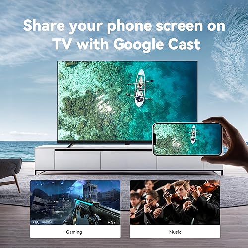 Miniatura 5 de FPD Smart TV de 40 pulgadas, 1080p Full HD Google TV con Google Play incorporado Google Cast, HDR 10, Dolby Audio, control remoto por voz,