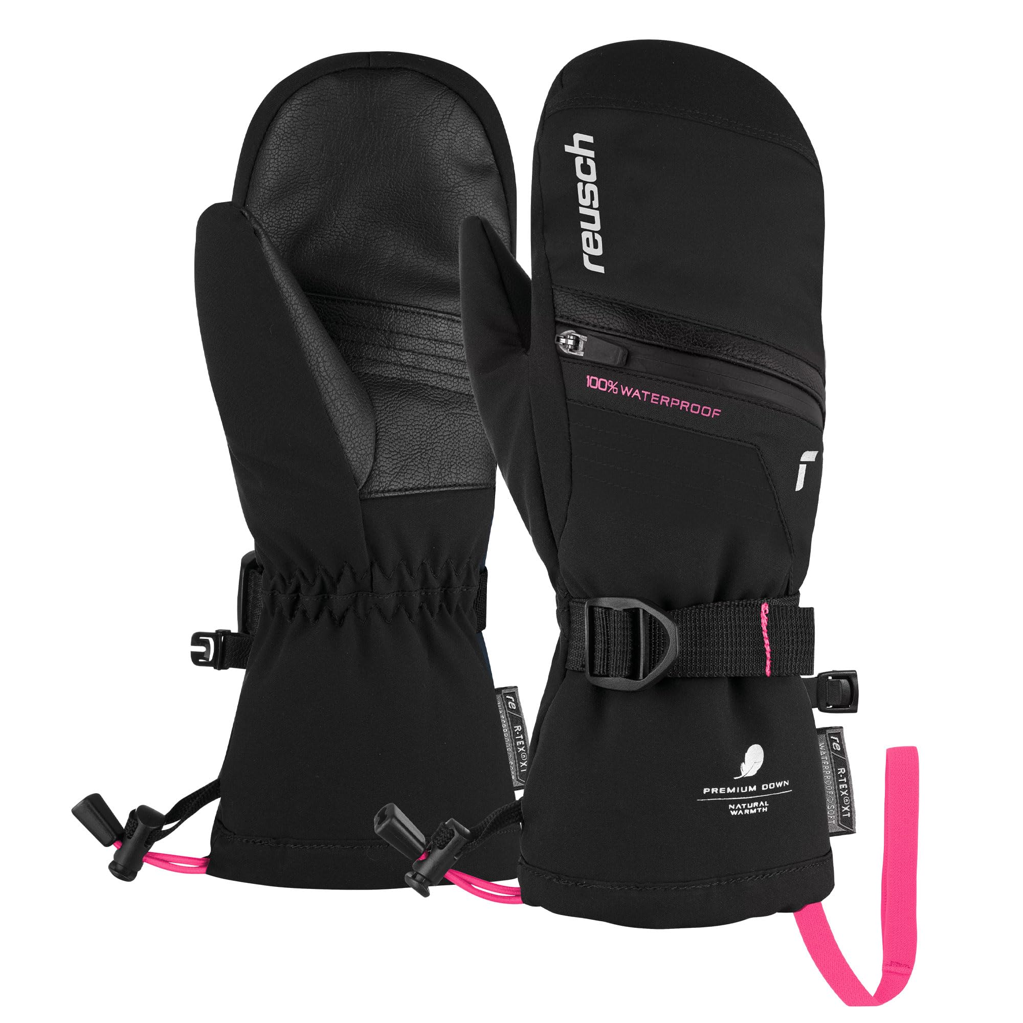 Reusch Lando R-TEX XT Junior, bardzo ciepłe, wodoodporne i oddychające rękawice z jednym palcem, rękawice zimowe, rękawice narciarskie, dla dzieci, młodzieży, dziewcząt, chłopców