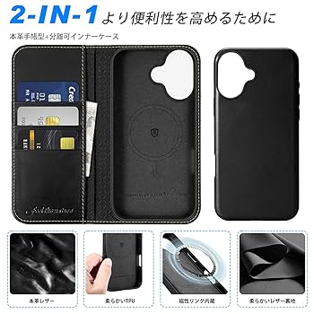 【特価セール】SHIELDON iPhone 16 Pro 対応手帳型ケース 2 Amazon.co.jp: SHIELDON iPhone 16 Pro 対応手帳型ケース 2in1