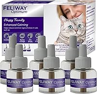 Vista 1 de FELIWAY Optimum - Recambios calmantes para gatos de 30 días para difusor de feromonas, paquete de 6 x 1.6 fl oz, ayuda a reducir los signos comunes