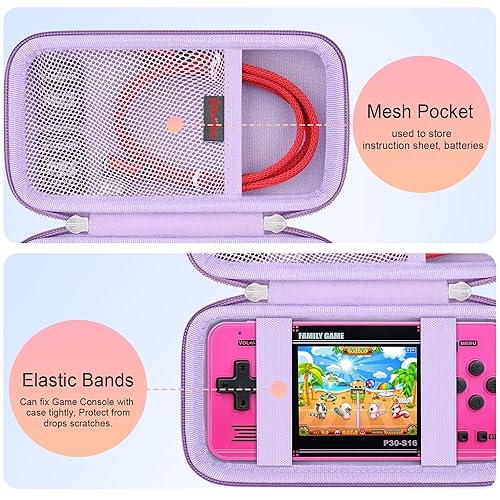 Miniatura 3 de Elonbo Funda de transporte para TEBIYOU/WELLST·G/TaddToy/Beijue/FAMILY POCKET/CCTU/X-JOYKIDS/GREENCREEK/Beico/KAVOYI/GuaiyeyeAP, bolsa de juegos