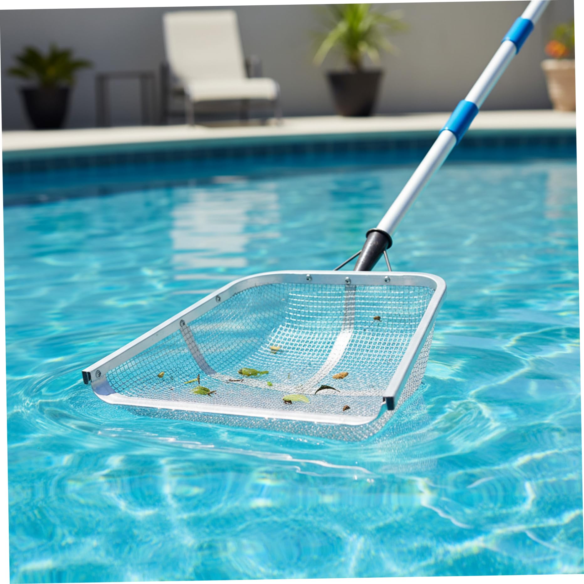 Pala per setaccio per sabbia, pala per setaccio, per terreno in acciaio inossidabile per giardinaggio Sabbia da 17, 5x14, 6 pollici con rete da 4 mm per un filtraggio efficiente di terreno e c
