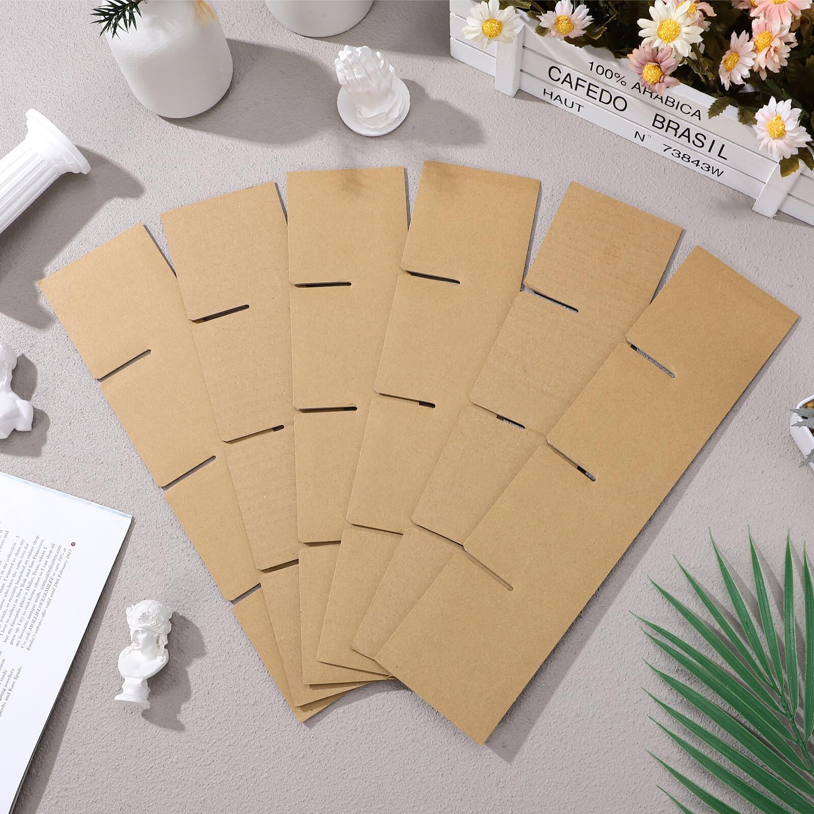 Set da 6 Divisori in Cartone per Scatole da Trasloco 82x82x80mm